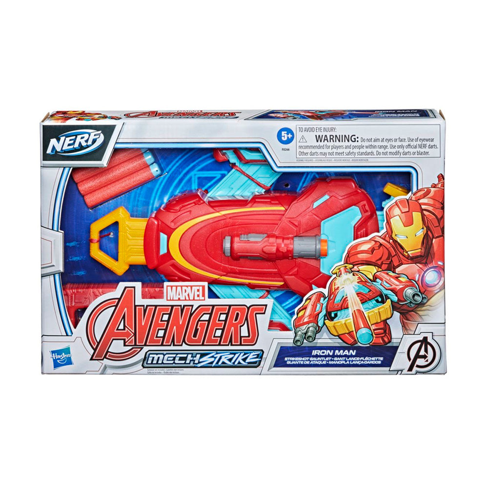Arma de Juguete Nerf Avengers Mech Strike Iron Man