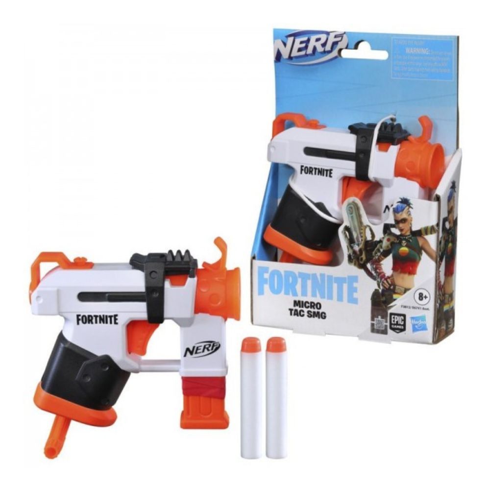 Arma de Juguete Nerf Fornite Micro Tag SMG