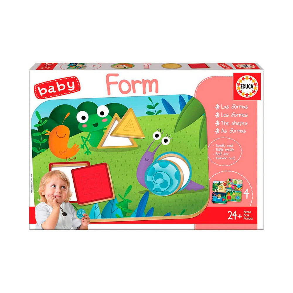 Juego Didactico Baby Form para Niños con Piezas Geométricas Educativas Infantil
