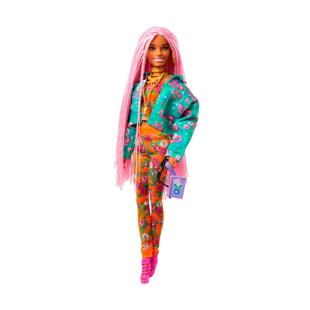 Muñeca Barbie Mattel Extra Cabello Color Rosa