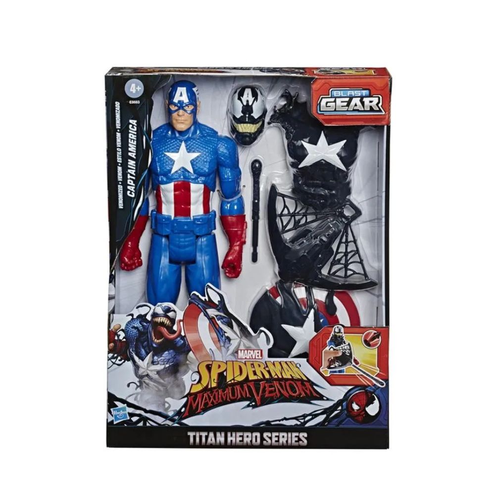 Spiderman Hasbro Venom Capitan America